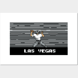 8-Bit Quarterback - Las Vegas Posters and Art